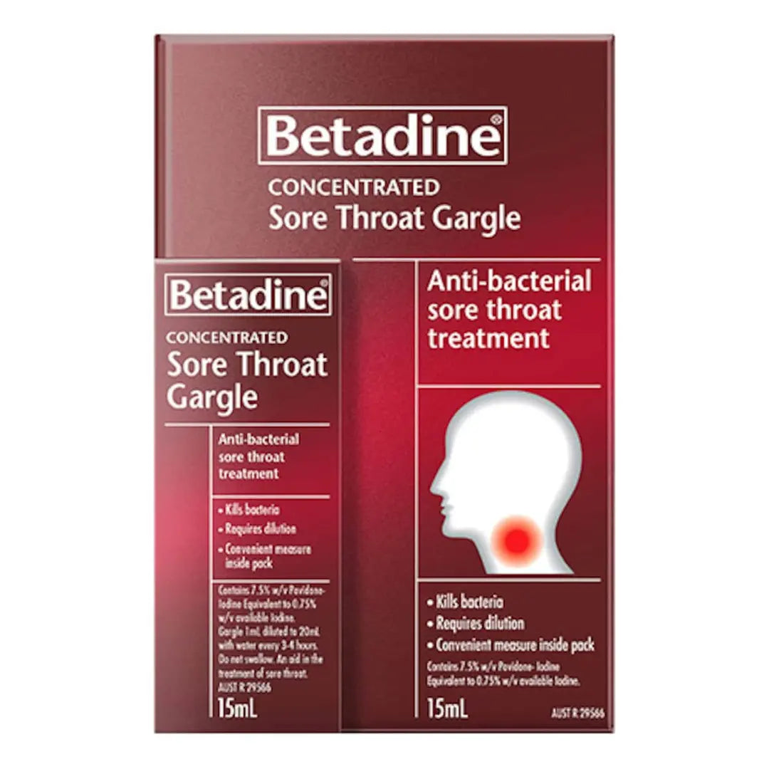 Betadine Sore Throat Gargle 15ml