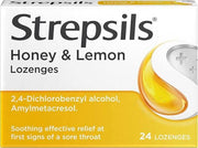 Strepsils – Honey & Lemon 24 pack