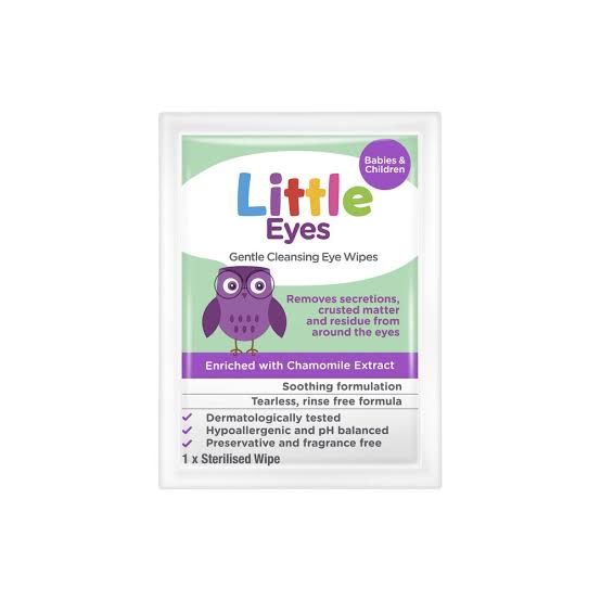 Little Eyes Cleansing Wipes (3 pack)