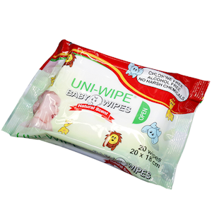 Uni-Wipe Baby Wipes 20 pack