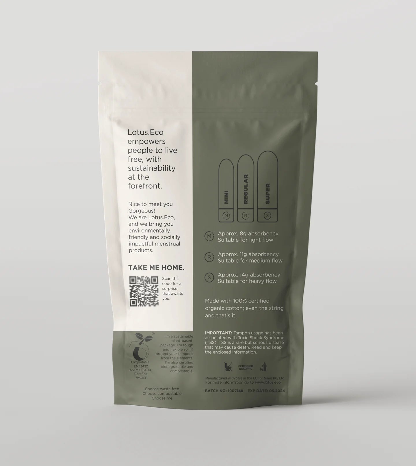 Tampons Travel Pack 3 pack